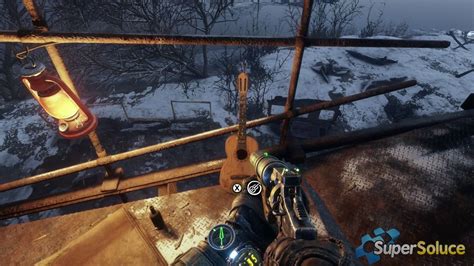 Walk forward along the train tracks and to your right you'll see a few lockers and a desk with the. . Metro exodus walkthrough